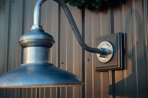 heavy duty electrical box to mount barn lights|mounting led walls to pole barn.